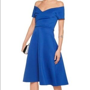 Never Worn! Saloni Rachele off shoulder Dress